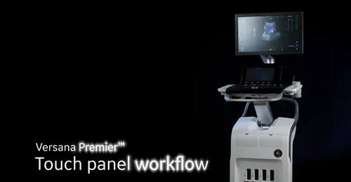 Versana Premier: Touch Panel Workflow