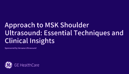 Approach to MSK Shoulder Ultrasound: Essential Techniques ...